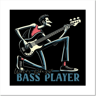 Worlds Okayest Bass Player Posters and Art